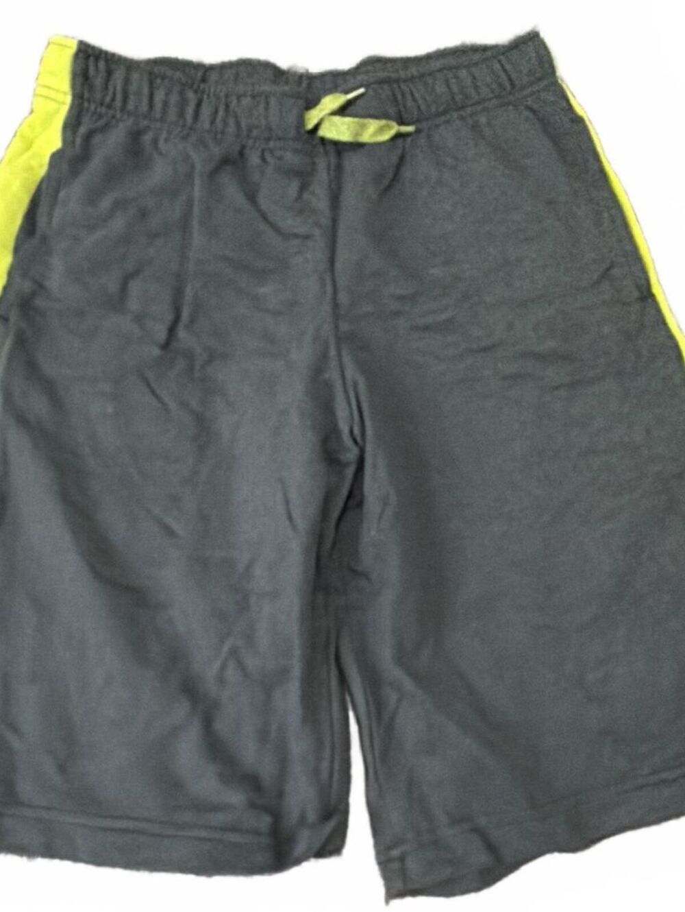 Cat & Jack Gray with Yellow Fleece Shorts - Boys XXL